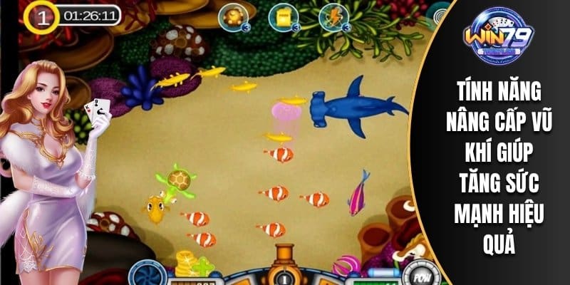 Tính năng nâng cấp vũ khí giúp tăng sức mạnh hiệu quả